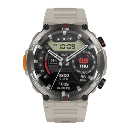 Montre connectée 1.45" avec étanche IP68 Blackview W50 pro - Kaki — Blackview · Smarty Paris 18e